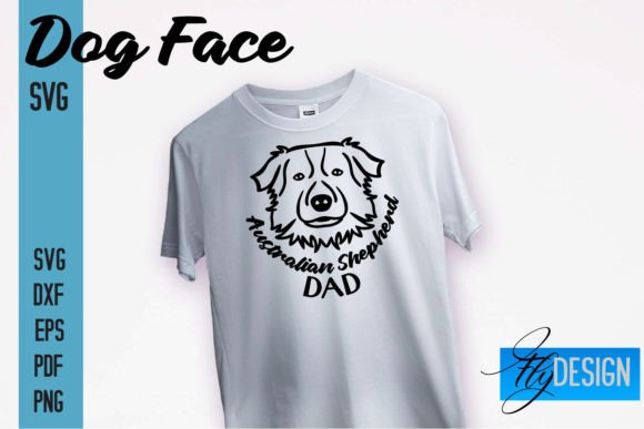 Australian Shepherd Dad SVG Design SVG Graphics and Crafts Review