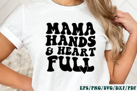 Mama Hands Heart Full Retro Svg Graphics and Crafts Review
