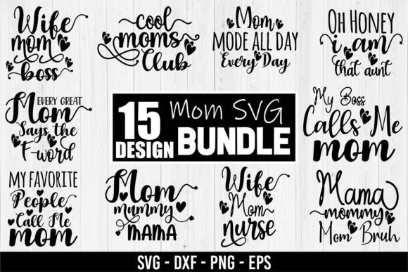 Mom SVG Bundle Vol. 5 Graphics and Crafts Review