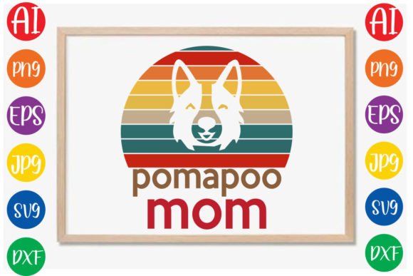 Pomapoo Mom SVG Design: Graphics and Crafts for Brand Storytelling